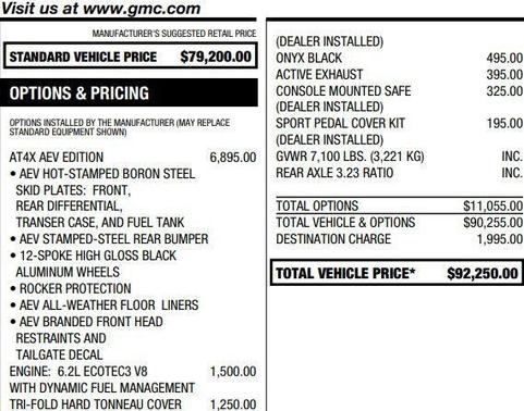 Onyx Black 2024 GMC Sierra 1500 AT4X