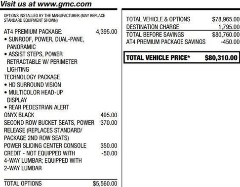 2023 GMC Yukon XL AT4