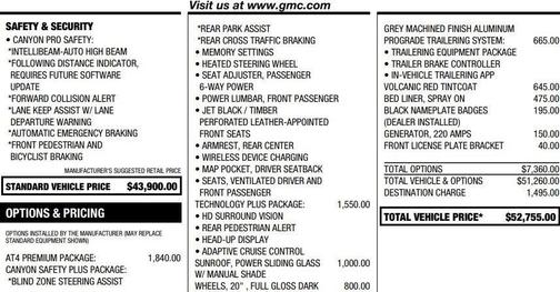 2023 GMC Canyon AT4