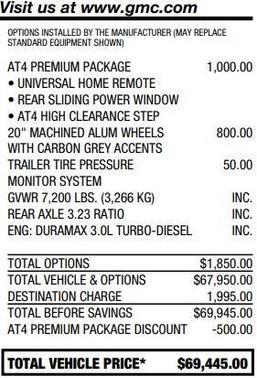 2024 GMC Sierra 1500 AT4