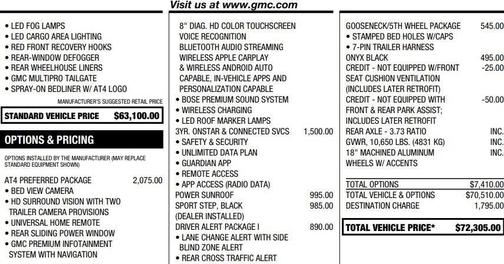 2022 GMC Sierra 2500 AT4