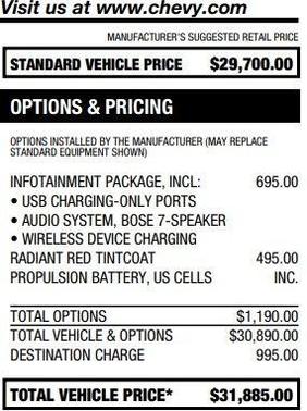 2023 Chevrolet Bolt EV 2LT