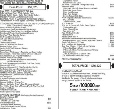 2016 RAM 3500 Longhorn