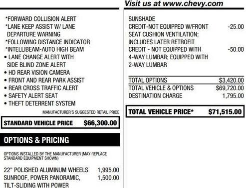 2023 Chevrolet Tahoe Premier