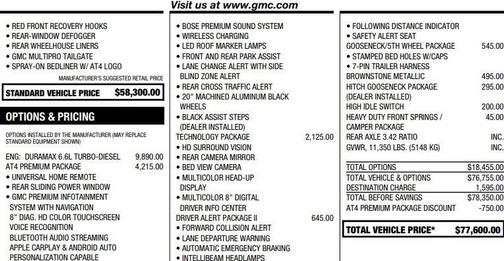 2020 GMC Sierra 2500 AT4