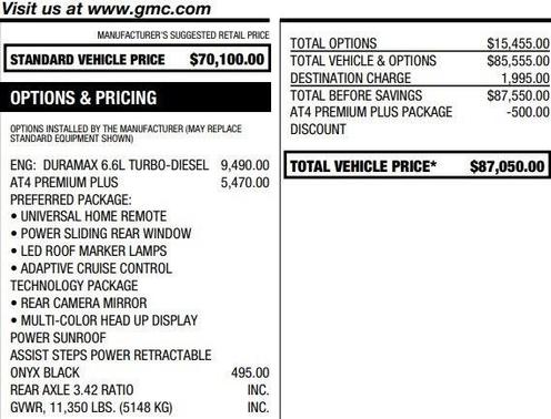2024 GMC Sierra 2500 AT4