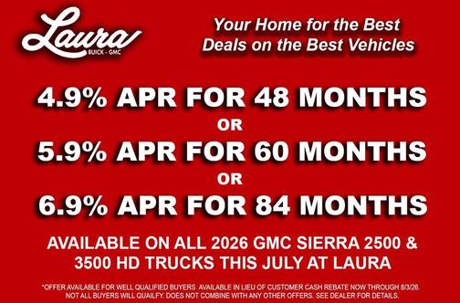 Onyx Black 2026 GMC Sierra 2500 Denali Ultimate