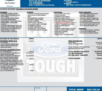 2019 Ford F-150 XLT
