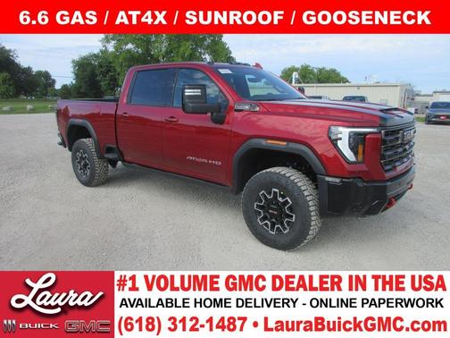 Volcanic Red 2026 GMC Sierra 2500 AT4X