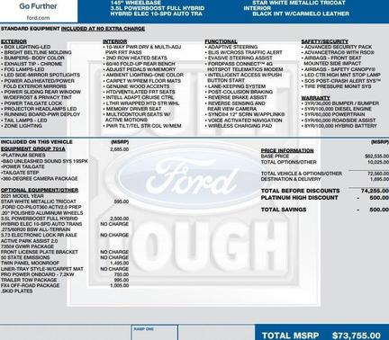 2021 Ford F-150 Platinum