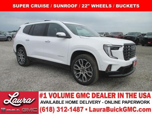 Summit White 2026 GMC Acadia DENALI ULTIMATE