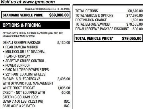 2023 GMC Sierra 1500 Denali