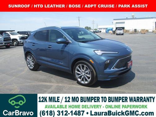 Ocean Blue Metallic 2026 Buick Encore GX Avenir