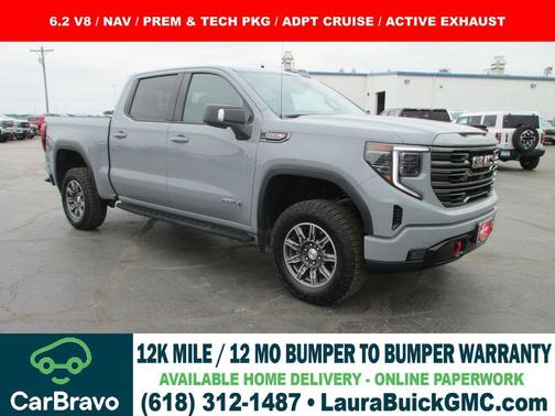 Gray 2024 GMC Sierra 1500 AT4