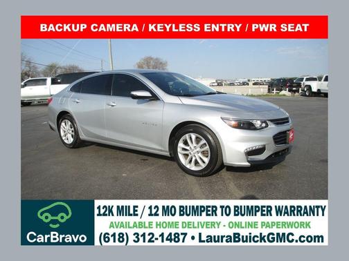 Silver Ice Metallic 2018 Chevrolet Malibu LT