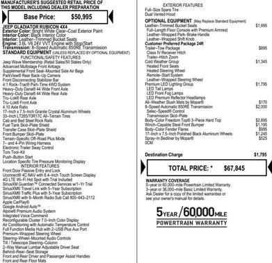 2023 Jeep Gladiator Rubicon