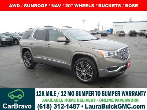 Pepperdust Metallic 2019 GMC Acadia Denali