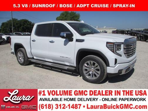 Glacier White 2026 GMC Sierra 1500 Denali