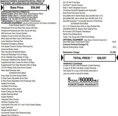 2022 Chrysler Pacifica Pinnacle