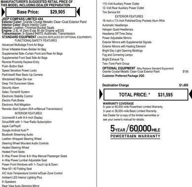 2020 Jeep Compass Limited