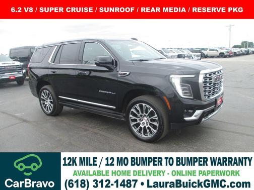 Onyx Black 2025 GMC Yukon Denali