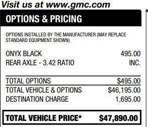 Onyx Black 2025 GMC Canyon AT4
