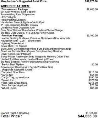 2021 Hyundai PALISADE SEL