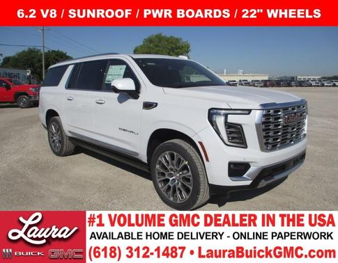 Glacier White 2026 GMC Yukon XL Denali