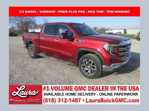 Volcanic Red 2026 GMC Sierra 1500 SLT