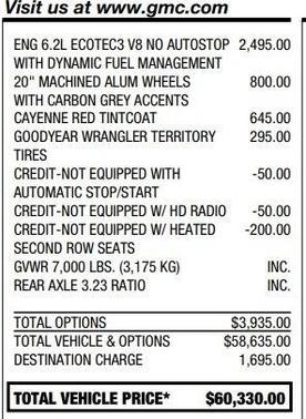 2021 GMC Sierra 1500 AT4