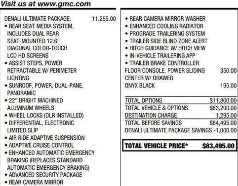 2021 GMC Yukon Denali