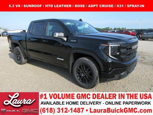 Onyx Black 2026 GMC Sierra 1500 Elevation