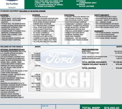 2021 Ford F-350 Lariat Super Duty