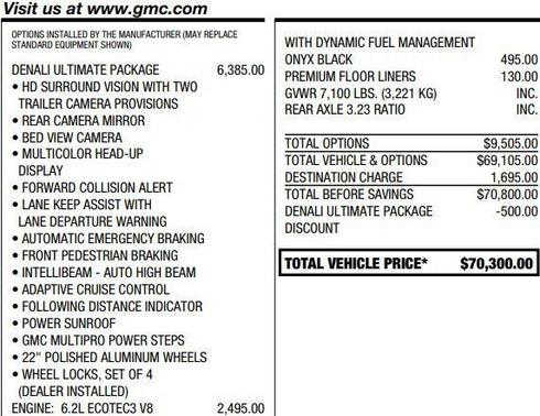 Onyx Black 2021 GMC Sierra 1500 Denali