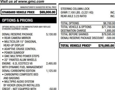 2023 GMC Sierra 1500 Denali