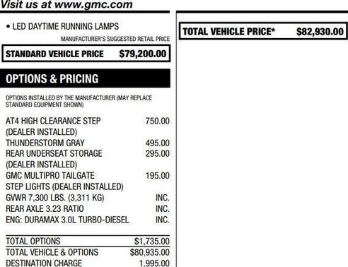 2024 GMC Sierra 1500 AT4X