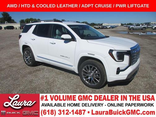Summit White 2026 GMC Terrain Denali