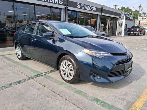 Galactic Aqua Mica 2018 Toyota Corolla LE