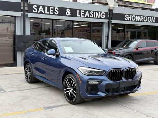 Phytonic Blue Metallic 2021 BMW X6 xDrive40i