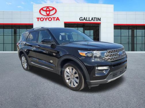 Agate Black Metallic 2022 Ford Explorer King Ranch
