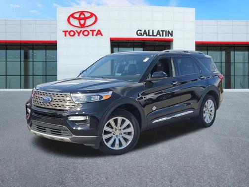 Agate Black Metallic 2022 Ford Explorer King Ranch