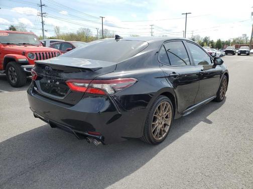 Midnight Black Metallic 2023 Toyota Camry SE Nightshade