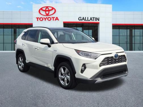 Blizzard Pearl 2021 Toyota RAV4 Hybrid Limited