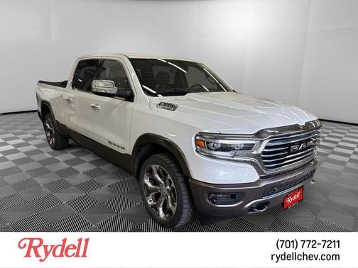 Ivory White Tri-Coat Pearlcoat 2020 RAM 1500 Longhorn