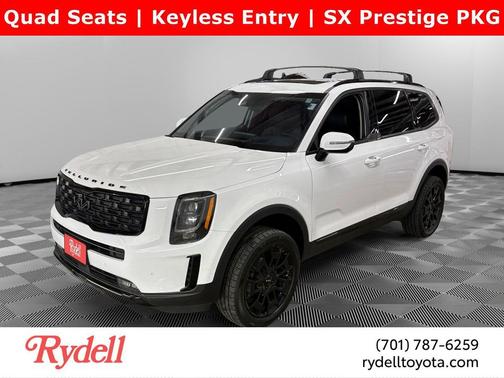 Glacial White Pearl 2022 Kia Telluride SX