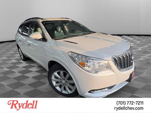 White Frost Tricoat 2017 Buick Enclave Premium