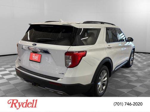Star White Metallic Tri-Coat 2020 Ford Explorer XLT