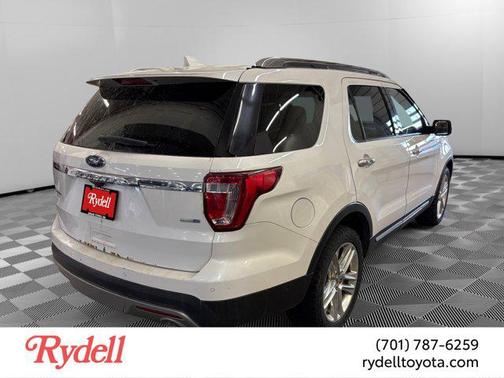 White Platinum 2016 Ford Explorer Limited