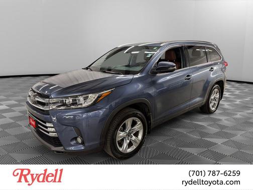 Shoreline Blue Pearl 2018 Toyota Highlander Limited