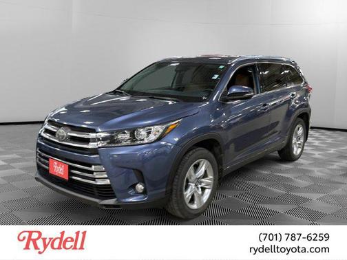 Shoreline Blue Pearl 2018 Toyota Highlander Limited